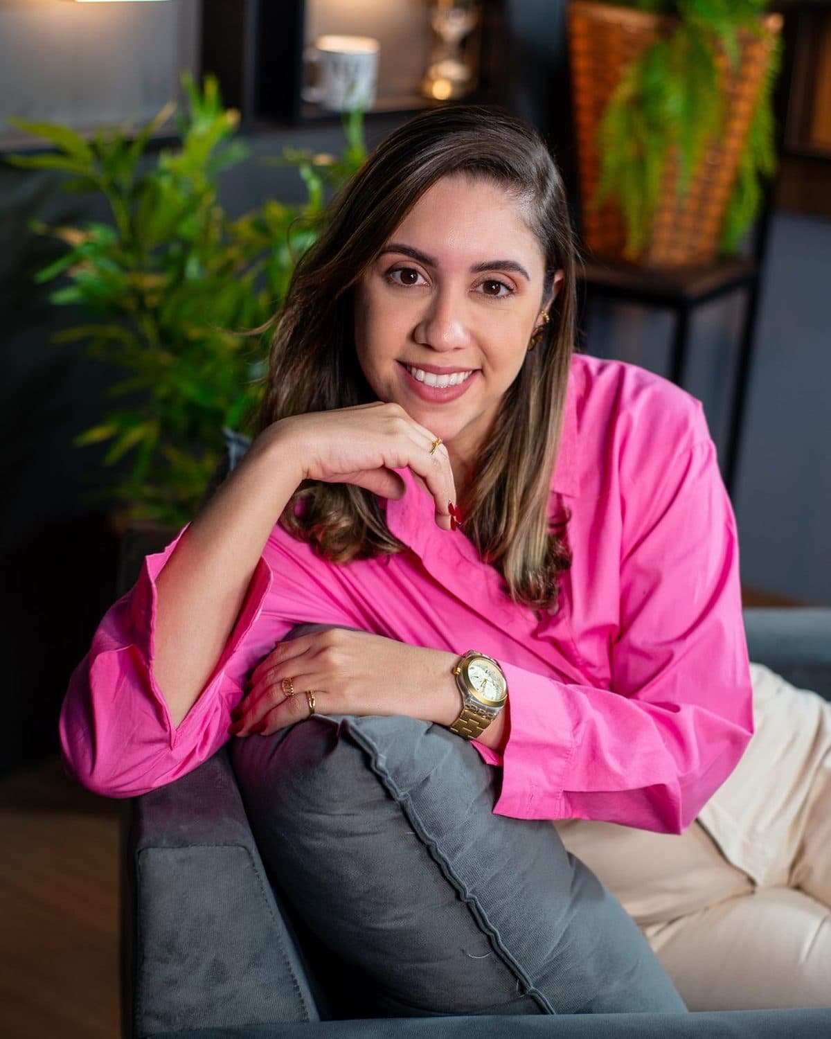 Aline em consultório